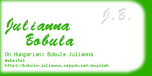 julianna bobula business card